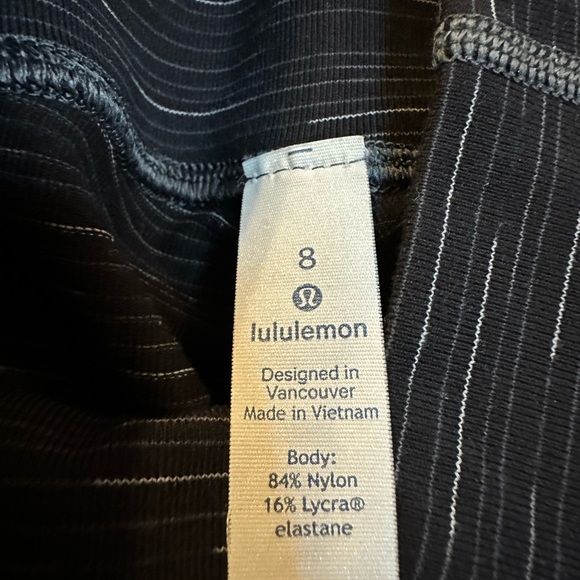 Lululemon Wunder Under Hi-Rise Ombre Space Dye Black Deep Coal Size 8 - Picture 4 of 7